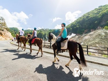2.5-hour Horseback Ride and Volcano Tour in St. Lucia 2.5-hour Horseback Ride and Volcano Tour in St. Lucia