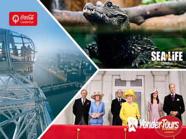 Combo Ticket: London Eye- SEA LIFE London -Madame Tussauds London Combo Ticket: London Eye- SEA LIFE London -Madame Tussauds London