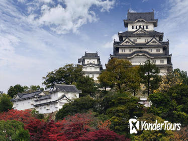 Himeji Castle and Akashi Kaikyo Bridge from Osaka Himeji Castle and Akashi Kaikyo Bridge from Osaka