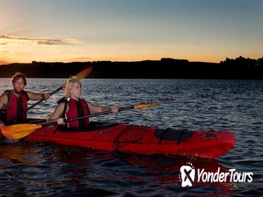 Lake Rotoiti Evening Kayak Tour including Hot Springs, Glowworm Caves and BBQ Dinner