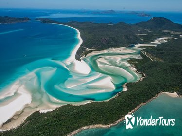 Whitehaven Beach and Hill Inlet Scenic Flight from Airlie Beach Whitehaven Beach and Hill Inlet Scenic Flight from Airlie Beach