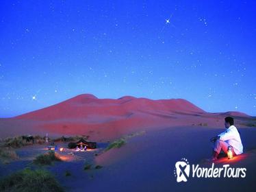 Excursion on camels and Overnight in oasis camp in the desert Erg Chebbi Merzouga Dunes